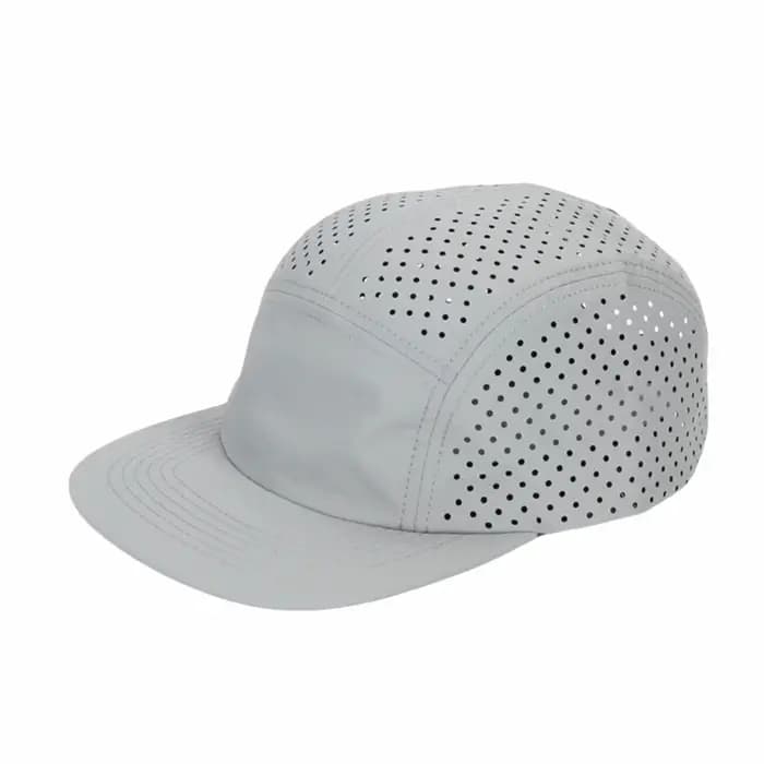 Casquette de baseball ventilée à séchage rapide, casquette de sport souple à 5 panneaux, protection