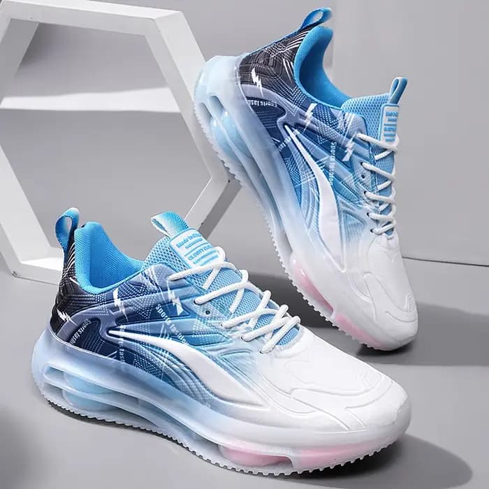 Chaussures de basket-ball tendance pour hommes avec amorti à air, confortables et antidérapantes, re