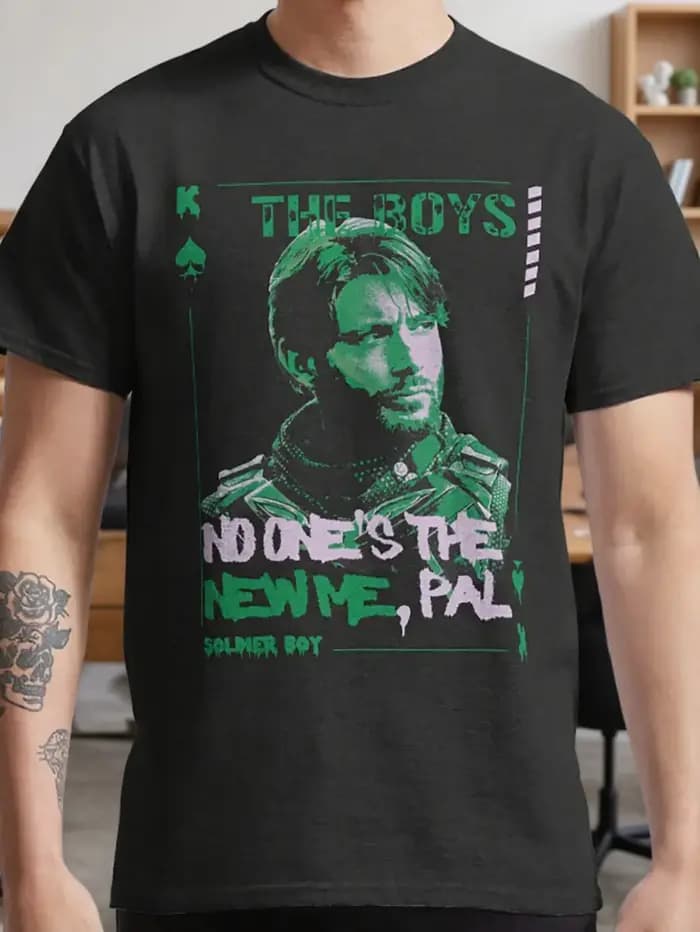 T-shirt classique pour homme et femme, vêtements Soldier Boy, chemise graphique à manches courtes, p