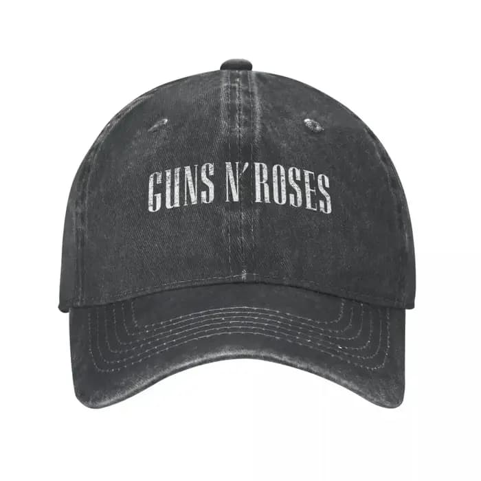 Guns N Roses Logo casquette de Baseball décontracté en détresse Denim soleil hommes femmes en plein