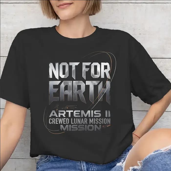 T-shirt Artemis II Mission To The Moon 2026