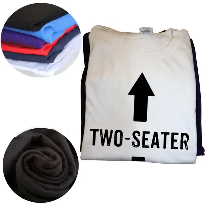 Deux places t-shirts graphique coton Streetwear à manches courtes 2