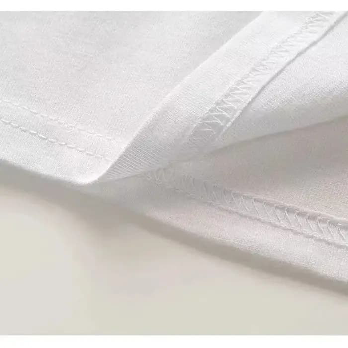 T-shirt d'été en coton pur style streetwear américain rétro