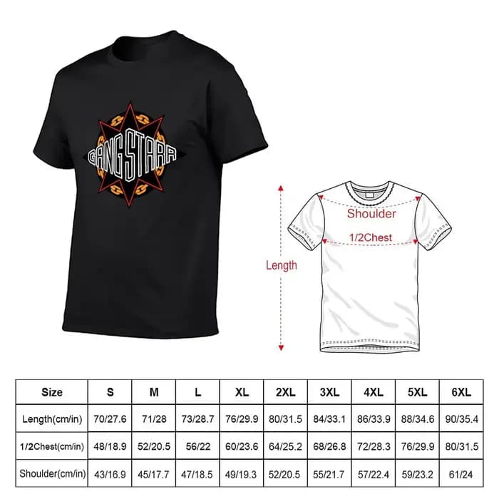 Gangstarr Logo T-Shirt Classique pour Fans de dehors