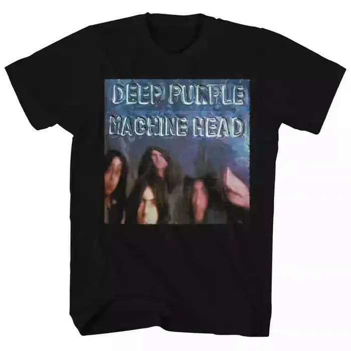 T-shirt Deep Purple Band style hard rock rétro américain