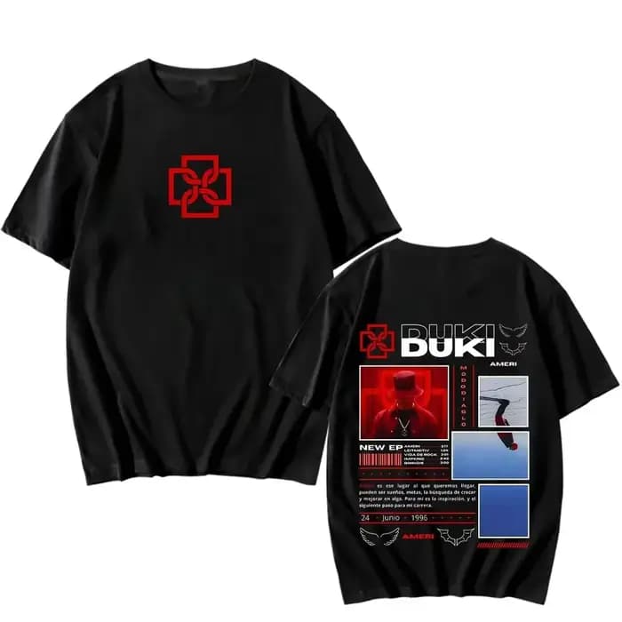 Duki Ameri nouveau EP T-Shirts unisexe hommes/femmes vêtements classiques Hip Hop hauts Vintage mode Streetwear