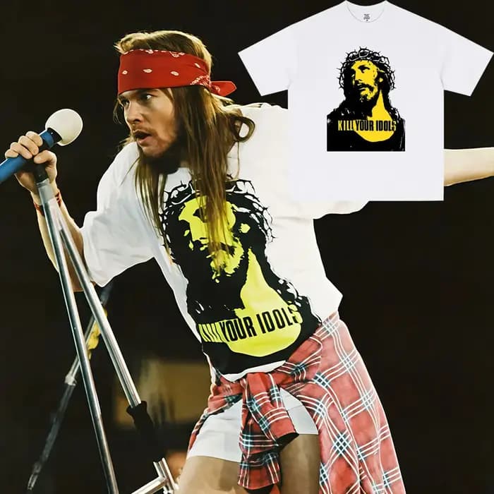 Offre spéciale tuer votre idole même Style graphique T-shirts hommes femmes rétro gothique Rock métal