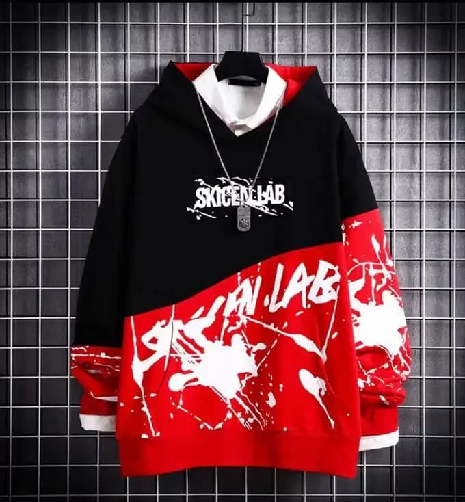 Sweat à capuche japonais à manches longues pour hommes