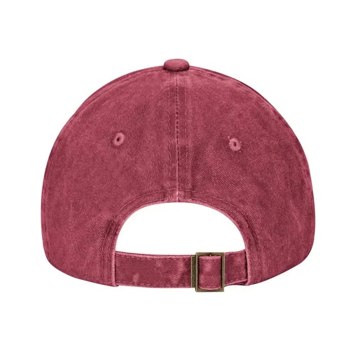 Casquettes de baseball blanches à croix bordeaux
