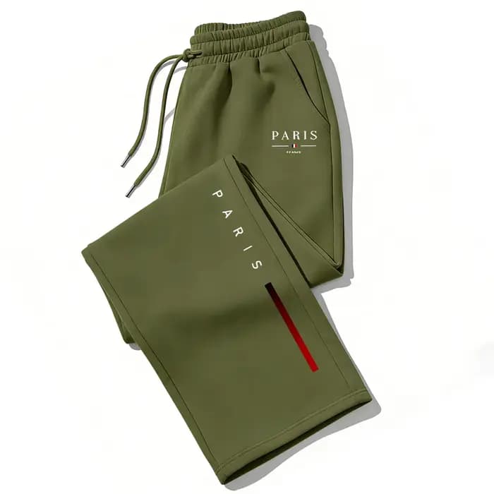 Pantalon large imprimé PARIS
