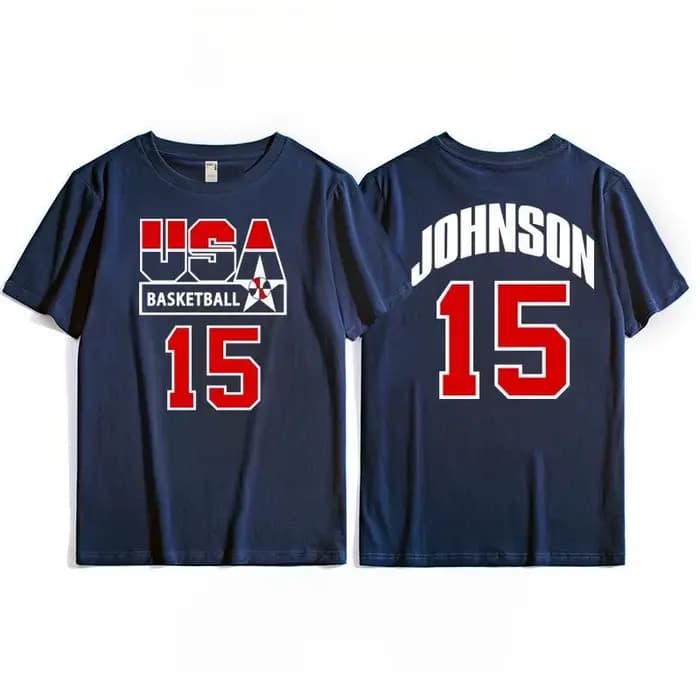 T-shirt Dream Team, haut d'entraînement de basket-ball américain pour hommes
