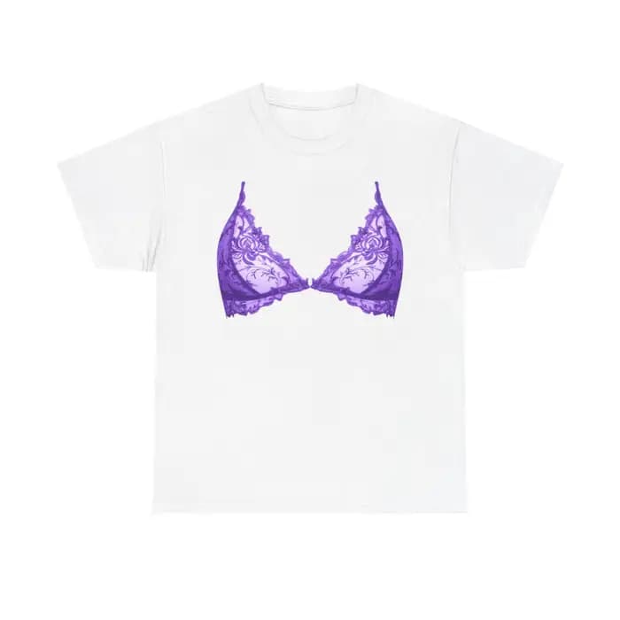 T-shirt graphique bralette aux couleurs personnalisées
