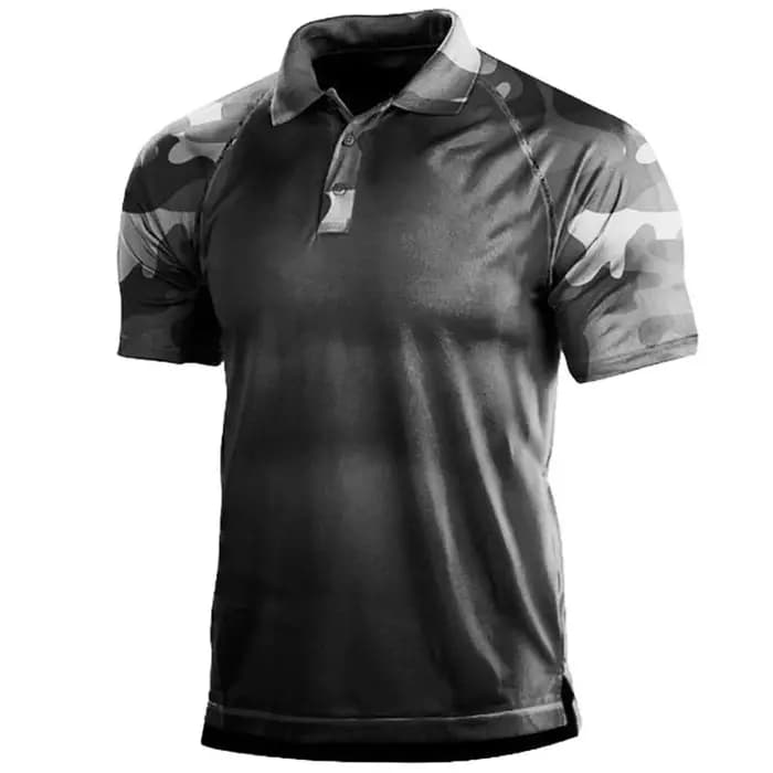 Mode Camouflage graphique polos pour hommes