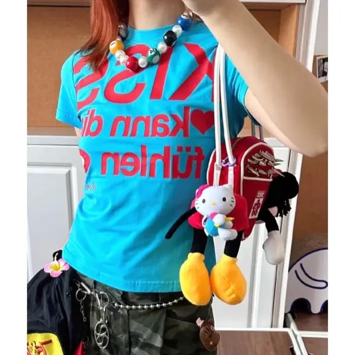 T-shirt pour femme, style sweet girl