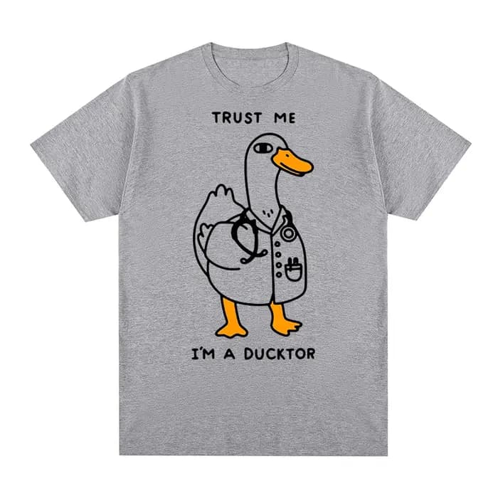 T-shirt vintage « Trust Me I'm A Ducktor » – Idée