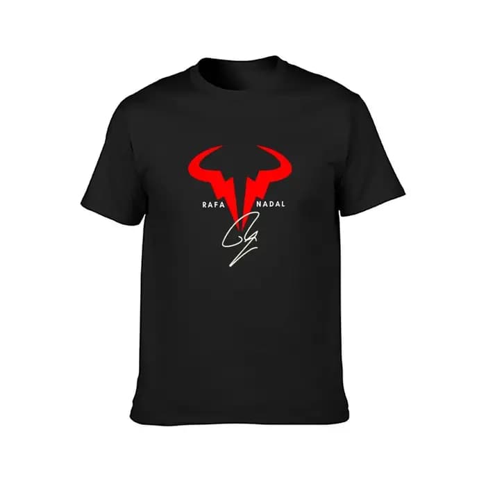 T-shirt uni avec logo RnotifNadal pour hommes, vêtements d'été, best-seller