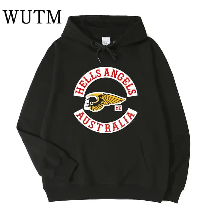 Hells Angels Australie Sweat à capuche unisexe pour homme et femme