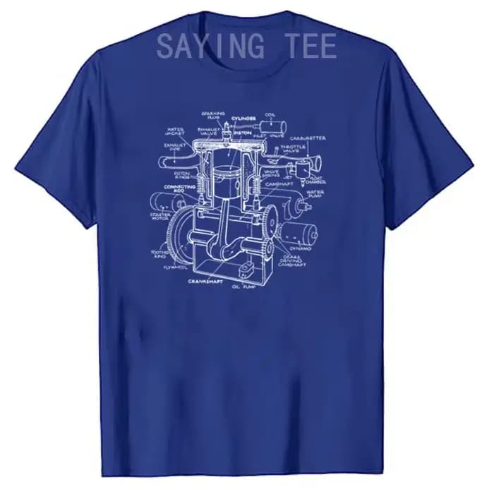T-shirt graphique Carguy pour hommes