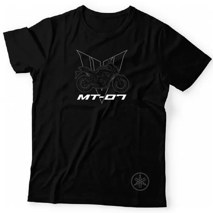 T-Shirt de marque de moto classique MT-07 pour hommes et femmes, en coton, Streetwear d'été