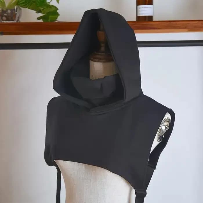Sweat à capuche court Punk Hip Hop pour femmes