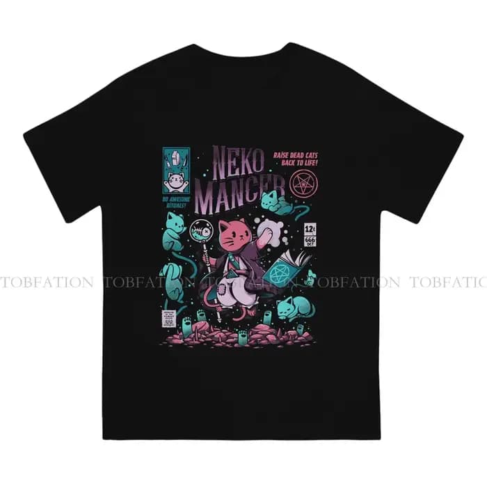 T-shirt à col rond As Hell Nekomancer pour adolescent