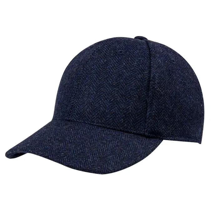 Botvela – casquette de Baseball en Tweed à chevrons pour hommes