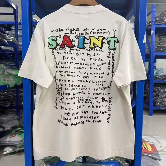 T-shirt Streetwear 26SS à imprimé graphique pour hommes et femmes