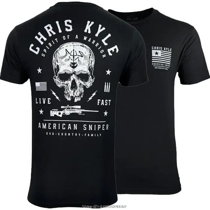T-shirt manches courtes col rond homme, estival et décontracté, en coton, avec Spirit Of Kokor Chris