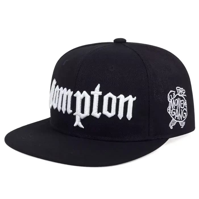 Casquette Compton de danse de rue, chapeau à rabat, couvre-chef Hip Hop pour hommes et femmes adulte
