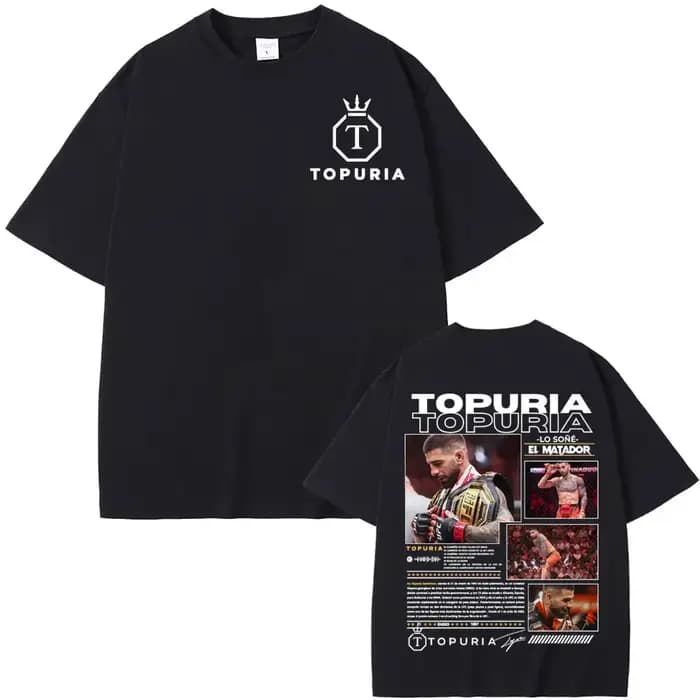 Ilia Topuria Lo Sone El Matador T-shirts graphiques pour hommes mode Vintage à manches courtes T-shirt unisexe