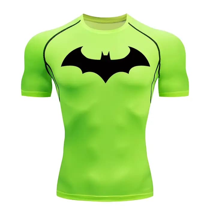 Chemises de Compression graphiques chauve-souris pour hommes