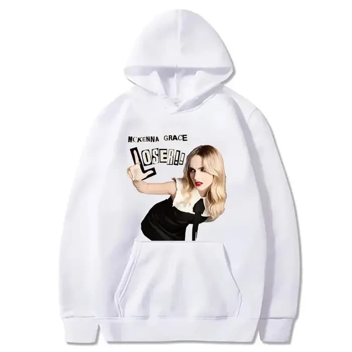 Mckcannelle Grace LOSER!!! Sweat à capuche à manches longues pour hommes et femmes