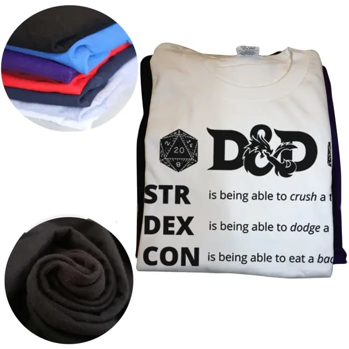 Drôle Hip Hop DND jeu Streetwear donjon Dragon T-Shirt hauts t-shirts Dnd