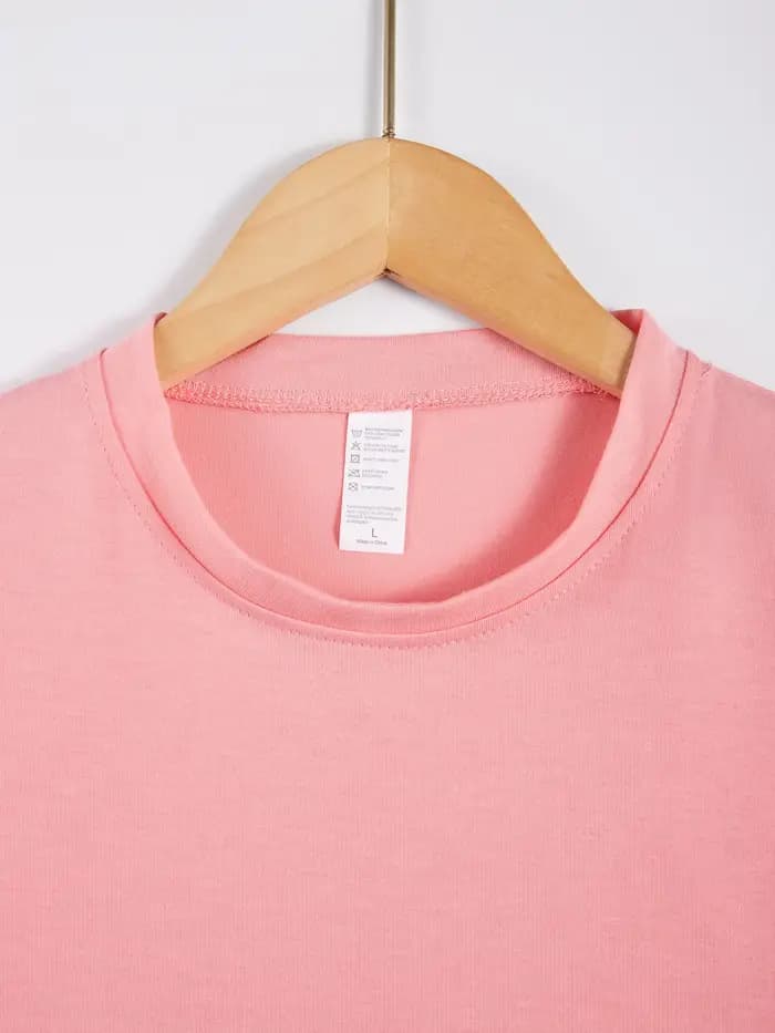 T-shirts à imprimé lettres Milfa pour femmes