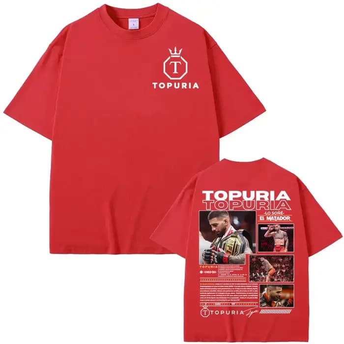 Ilia Topuria Lo Sone El Matador T-shirts graphiques pour hommes mode Vintage à manches courtes T-shi