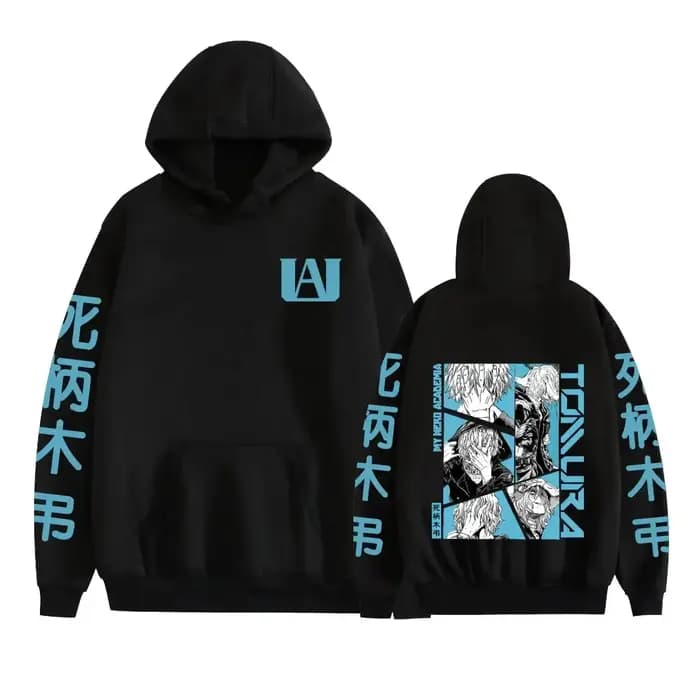 Kaminari Denki mon héros académique Anime automne hiver sweat à capuche Y2K vêtements Bakugo Katsuki motif