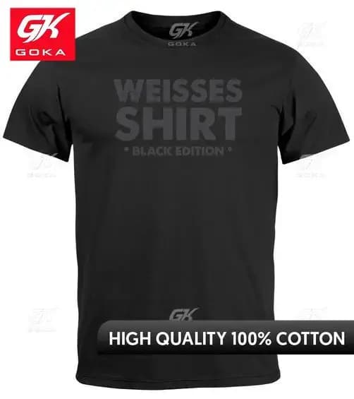 Chemise blanche édition noire blague Gag plat Witz