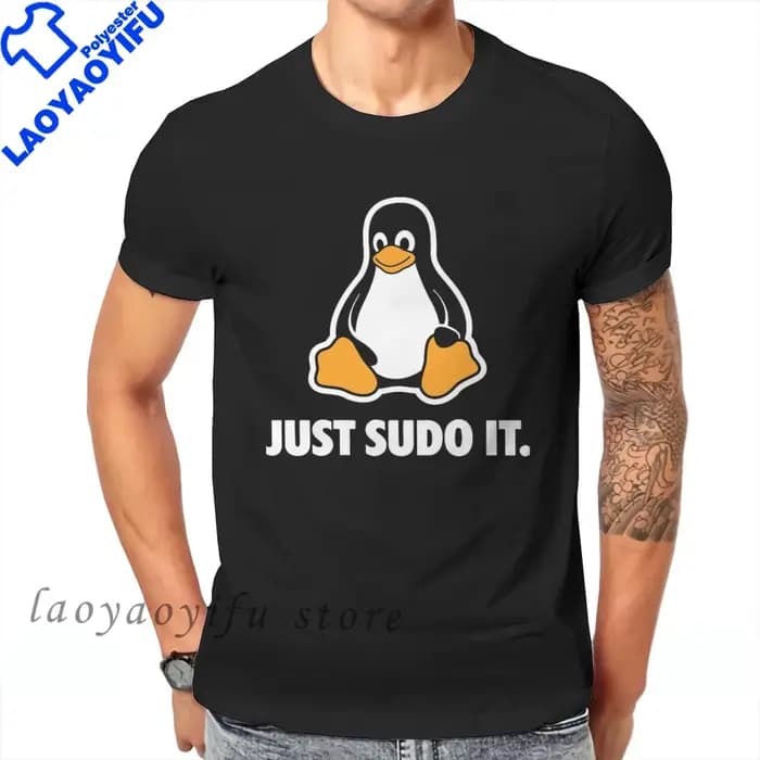 T-shirt drôle pour hommes S-5XL, motif Tux le pingouin du système d'exploitation Linux, style vêteme