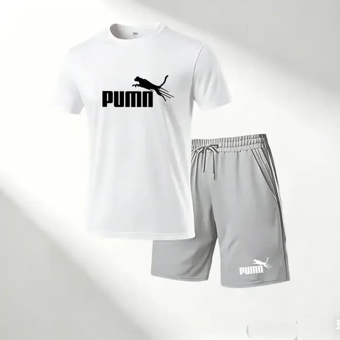 Offre Spéciale 2026 – Ensemble T-shirt et Short de Sport pour Homme