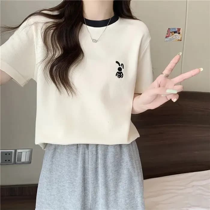 T-shirt à manches courtes pour femmes