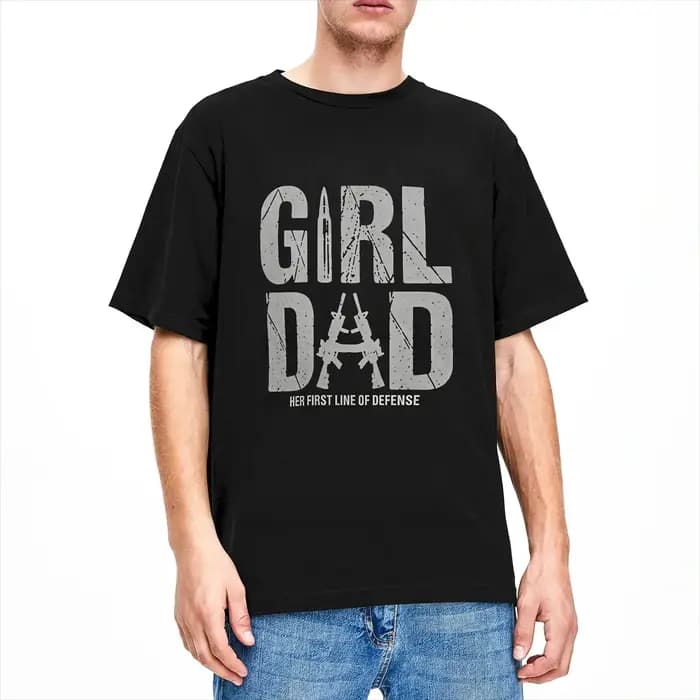T-shirt Grunt Style Girl Dad, esthétique estivale, 100% coton, à la mode, pour hommes, motifs variés