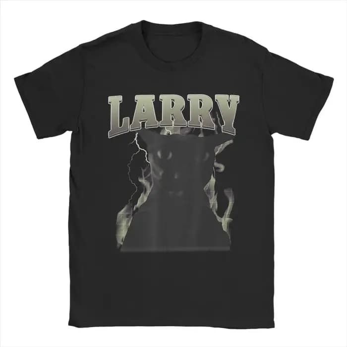 Drôle mal Larry chat Dank Brainrot Meme hommes T-Shirts nouveauté T-Shirts à manches courtes col ron