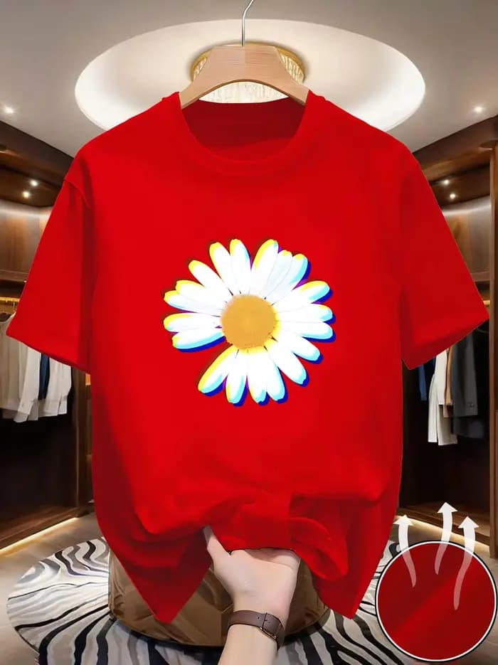 T-shirt pour homme à col rond et manches courtes, essentiel au quotidien, vêtements de sport, coupe