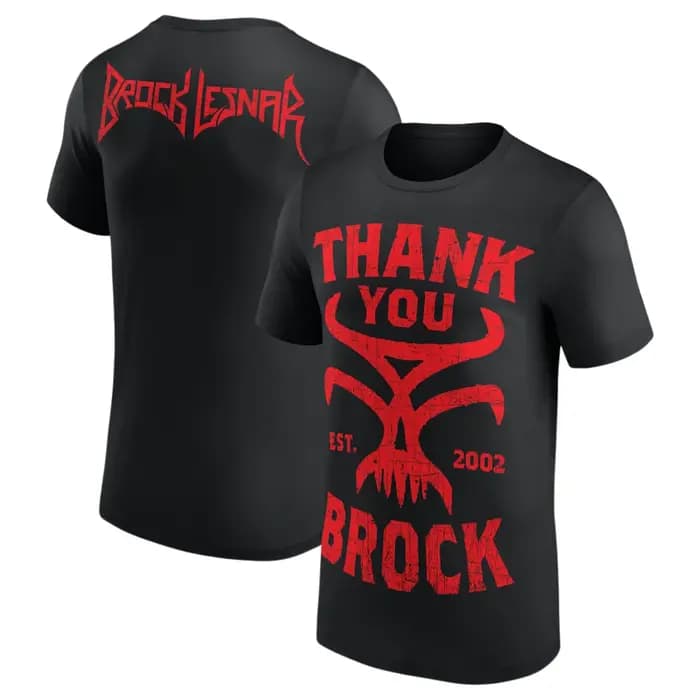 Brock Lesnar HERE COMES THE PAIN T-shirt imprimé pour hommes et femmes