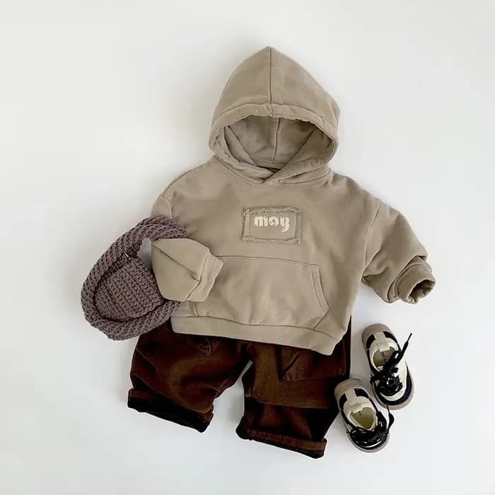 Sweat à capuche en polaire pour garçons et filles
