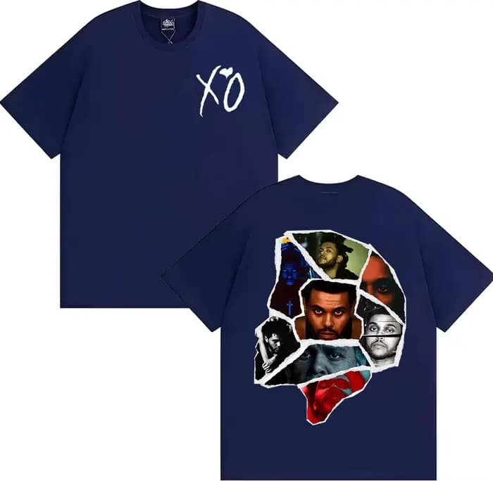 T-shirts The Weeknd After Hours Til Dawn avec l'image de la couverture de l'album