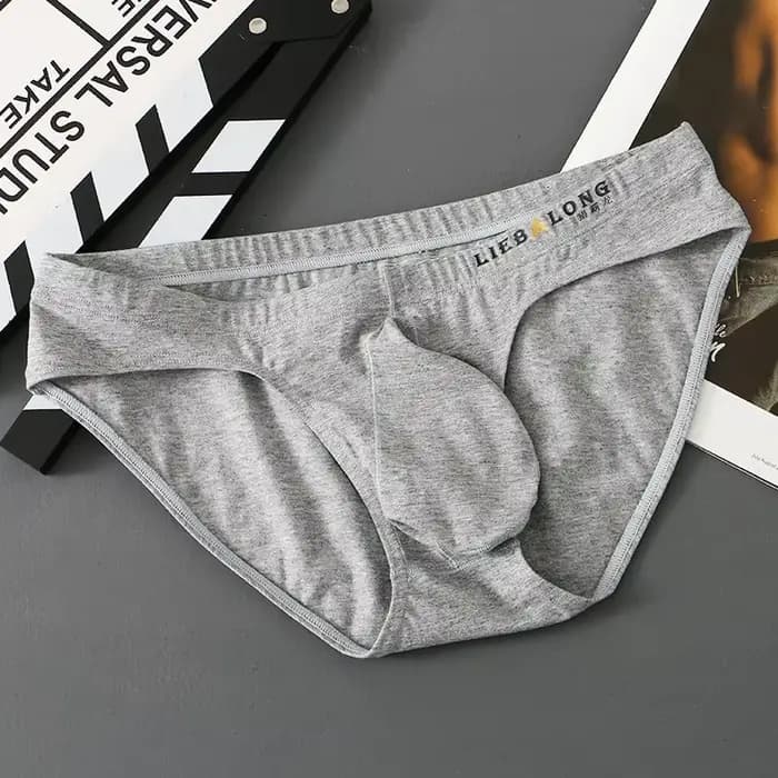 U renflement poche sous-vêtements hommes doux coton slips respirant caleçon solide Lingerie mâle Sport Absorption de la sueur culottes