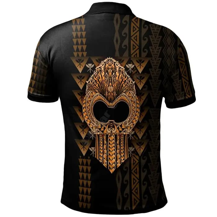Hawaii polynésien Polo Plumeria tatouage Tribal 3D imprimé