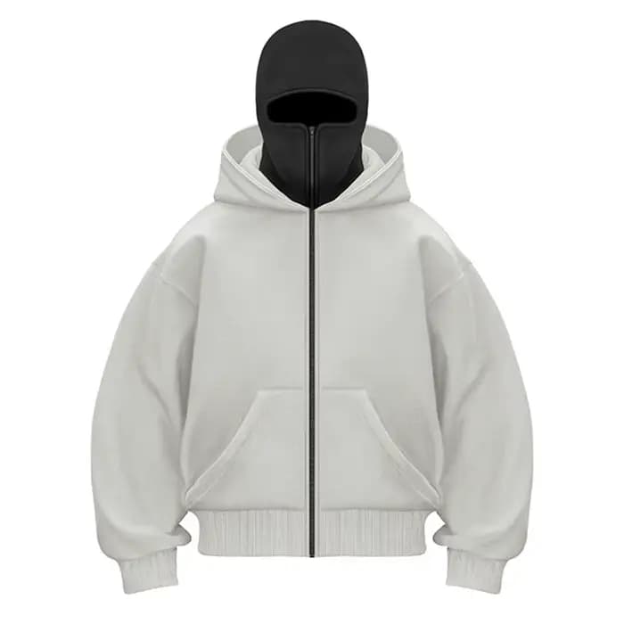 Sweat-shirt à capuche et fermeture éclair pour hommes et femmes