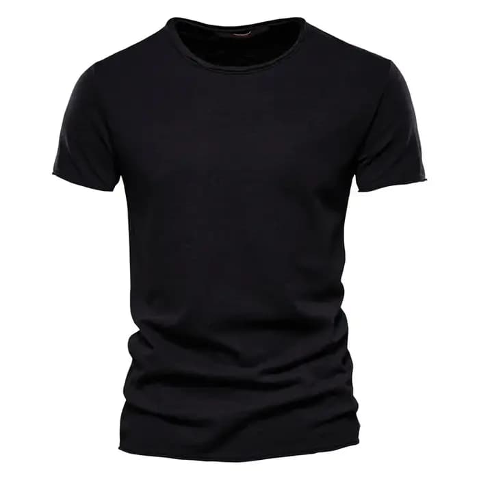 100% coton hommes T-shirt décontracté doux Fitness été mince T-shirts